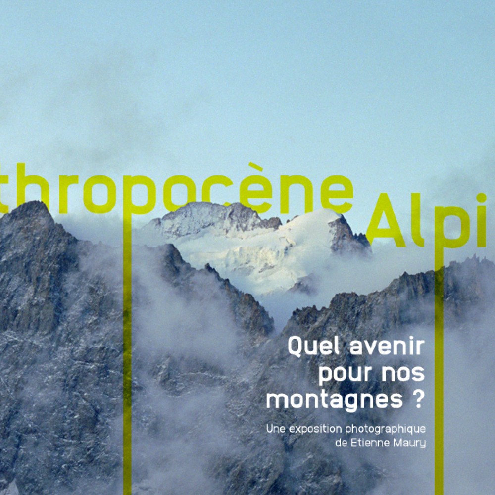 Aperçu de notre travail pour Anthropocène Alpin  - D’ailleurs - Studio de design graphique éthique